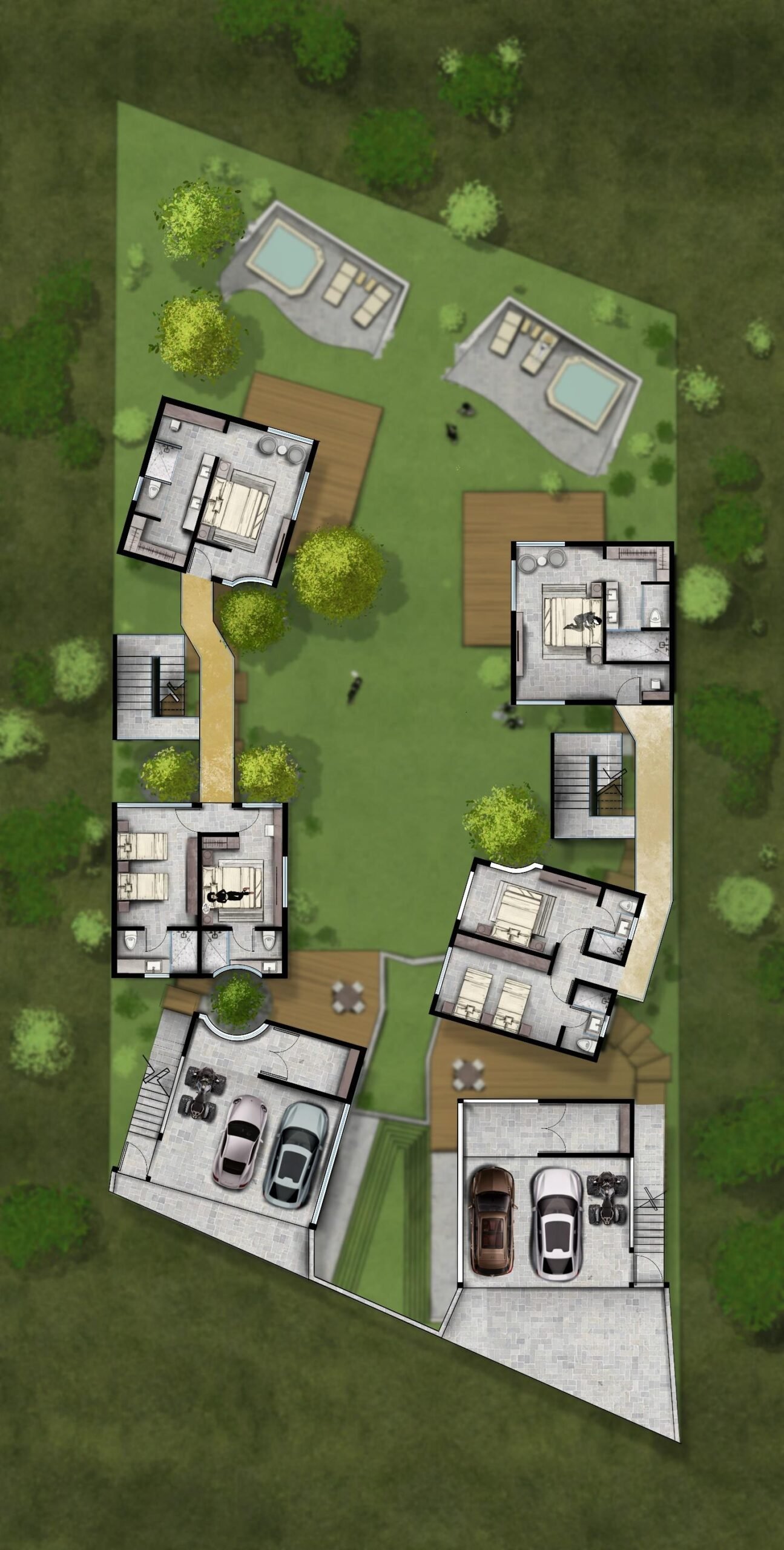 Avándaro Casas de autor entre el bosque y el golf